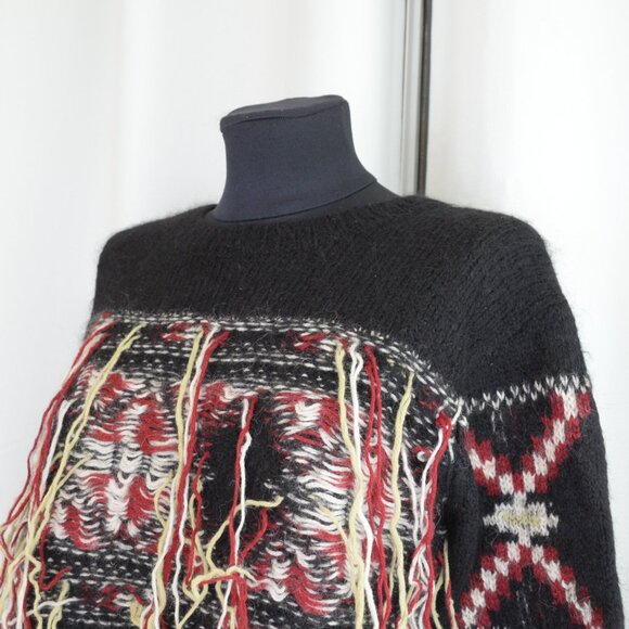 Isabel Marant Black and Red Sweater - Picture 6 of 7